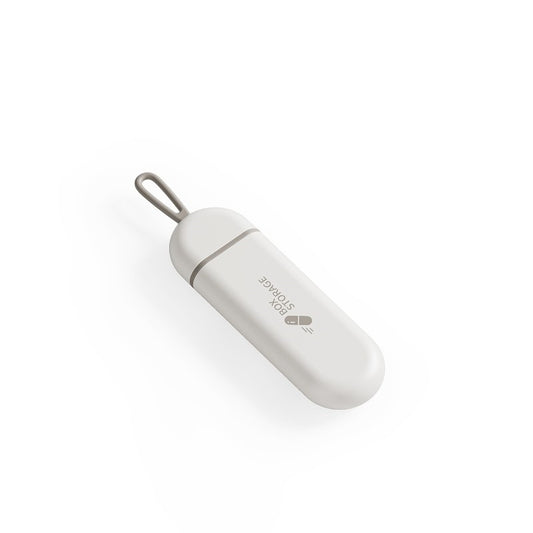 Portable pillbox storage box