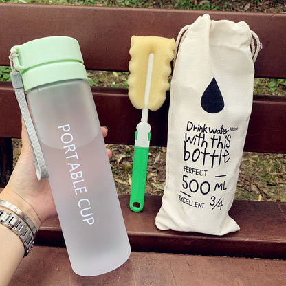 Portable Plastic Water Cup with Shockproof Design