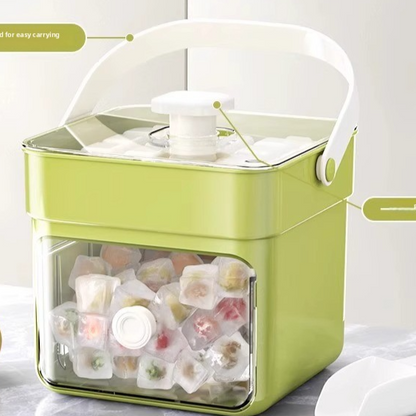Portable Press Ice Mold with Ice Shovel