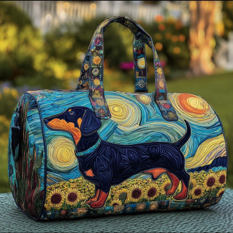 Portable Printed Travel Bag Multifunctional Sports Fitness Bag