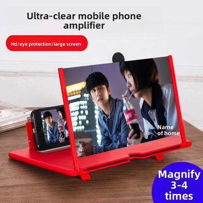 Portable Pull-Out Phone Screen Amplifier with Stand