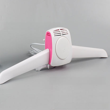 Portable rapid-drying clothes hanger
