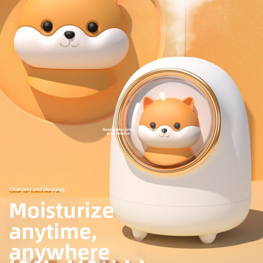 Portable Rechargeable Air Humidifier with Night Light