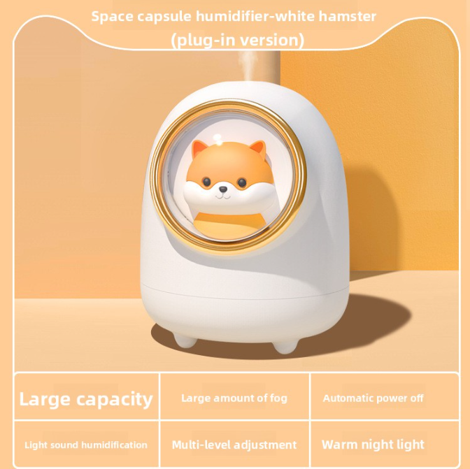 Portable Rechargeable Air Humidifier with Night Light