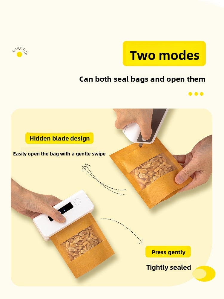 Portable Rechargeable Handheld Bag Sealer