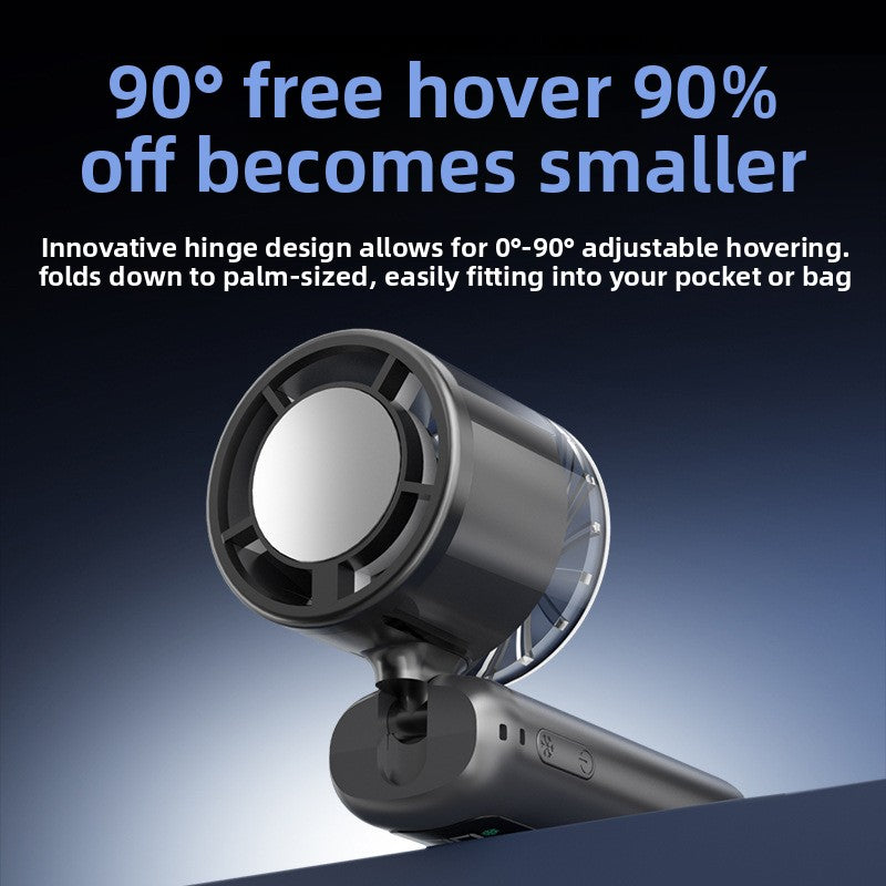 Portable Rechargeable Ice Cooling Fan