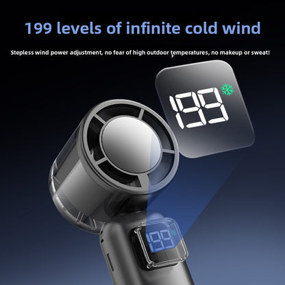 Portable Rechargeable Ice Cooling Fan