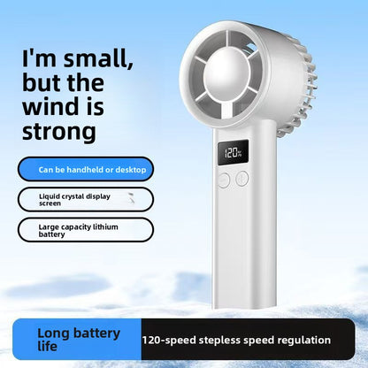 Portable Rechargeable Ice Cooling Fan