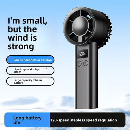 Portable Rechargeable Ice Cooling Fan