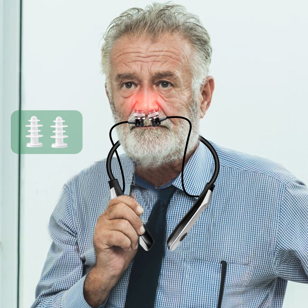 Portable Red Light Laser Therapy Device for Ear and Nose