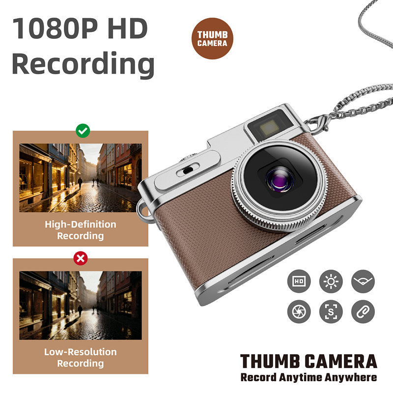 Portable Retro Mini Digital Thumb Camera