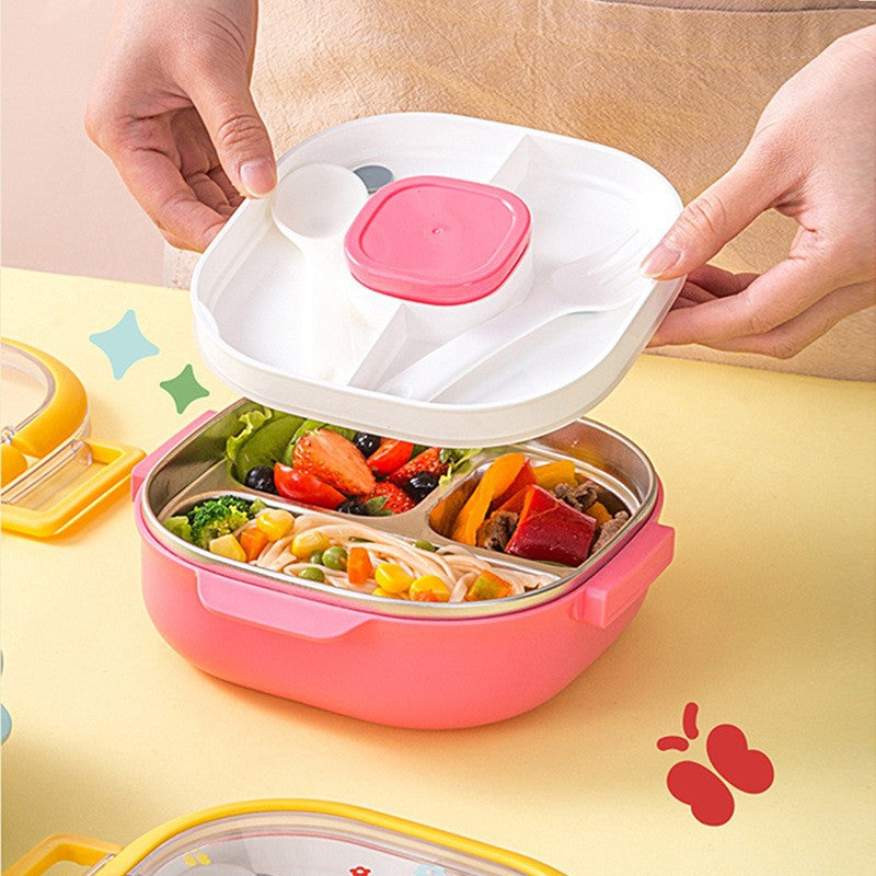 Portable Robot Shape Stainless Steel Lunch Box