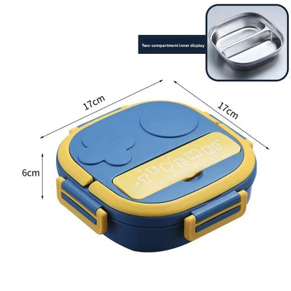 Portable Robot Shape Stainless Steel Lunch Box