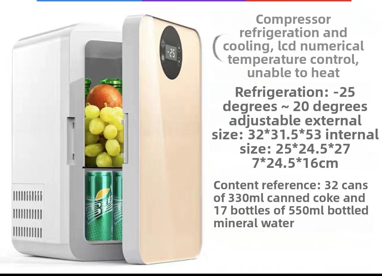 Portable Semiconductor Car Refrigerator 8L Dual Power