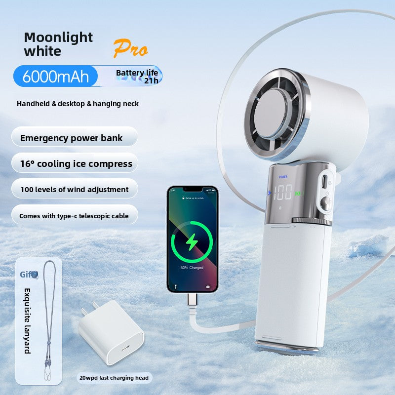 Portable Semiconductor Cooling Fan with Adjustable Speed