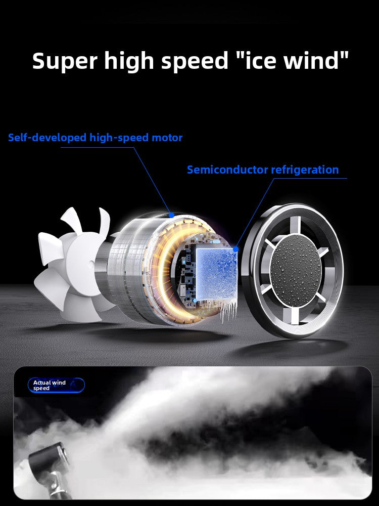 Portable Semiconductor Cooling Fan with Adjustable Speed