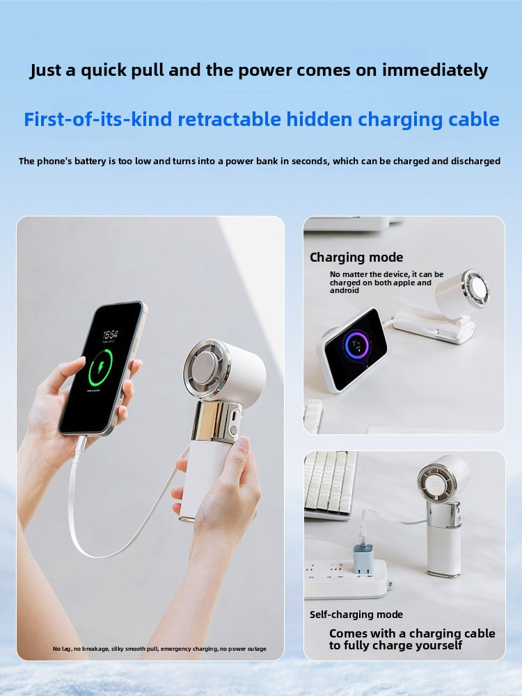 Portable Semiconductor Cooling Fan with Adjustable Speed