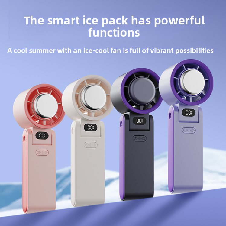 Portable Semiconductor Cooling Fan with Digital Display