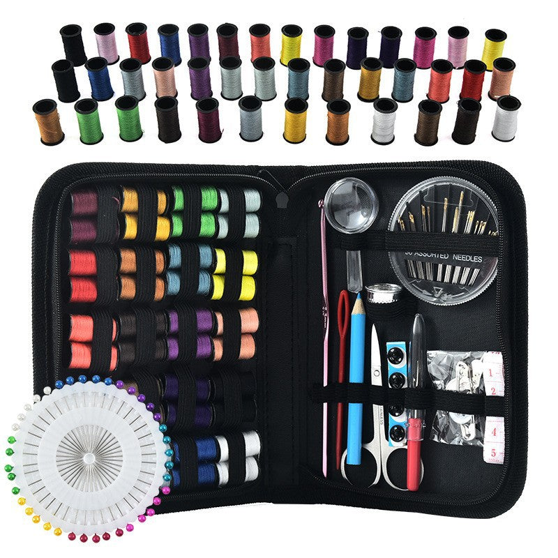 Portable Sewing Kit Box with Complete Tools