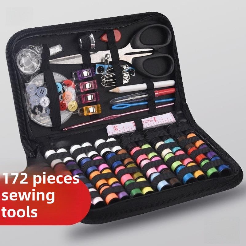Portable Sewing Kit Box with Complete Tools