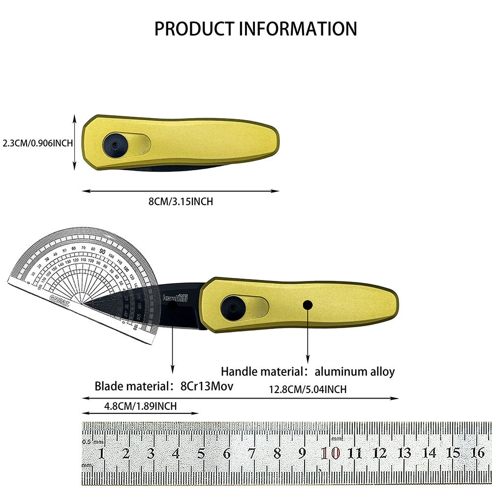 Portable sharp folding knife
