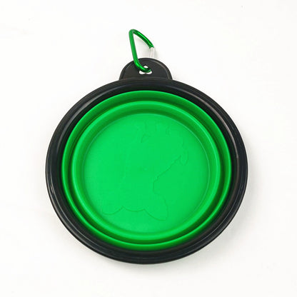 Portable Silicone Pet Food Bowl