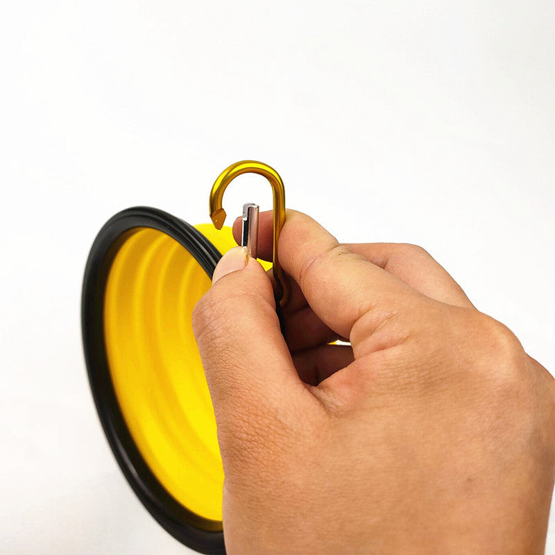 Portable Silicone Pet Food Bowl