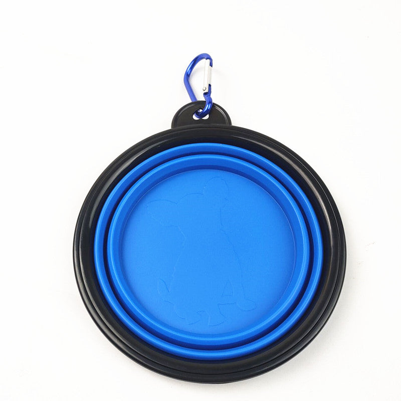 Portable Silicone Pet Food Bowl