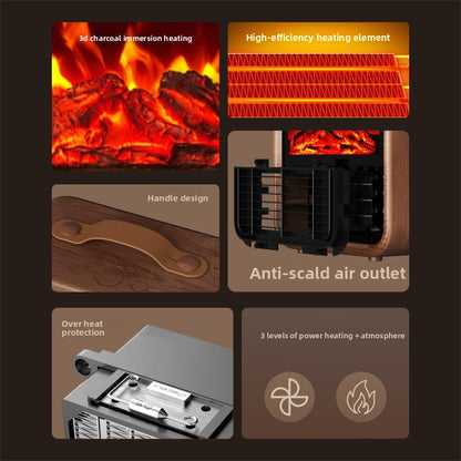 Portable Simulation Flame Heater