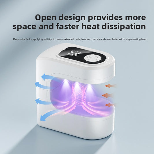 Portable small sugar cube nail art lamp