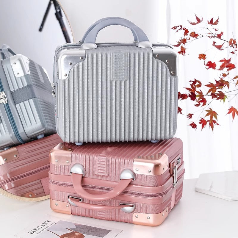 Portable small suitcase and cosmetic bag