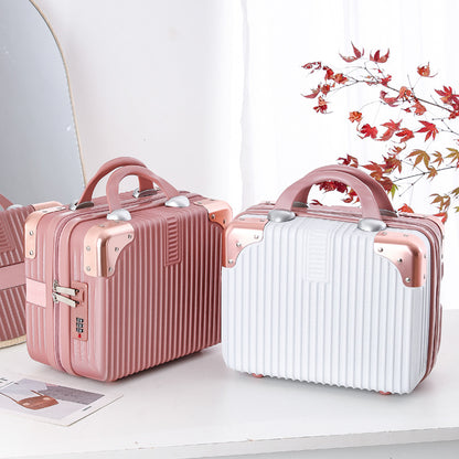 Portable small suitcase and cosmetic bag