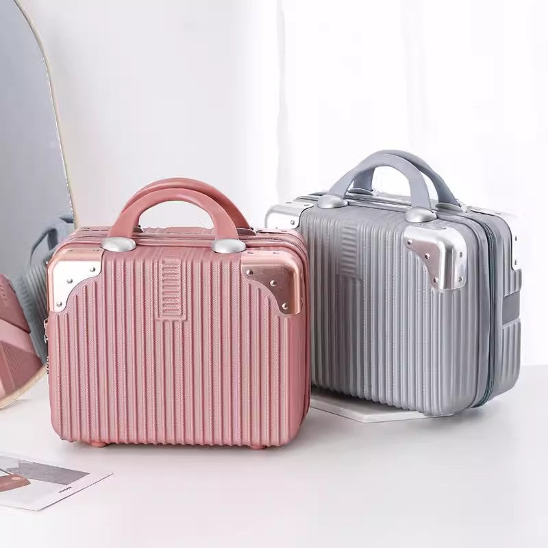 Portable small suitcase and cosmetic bag