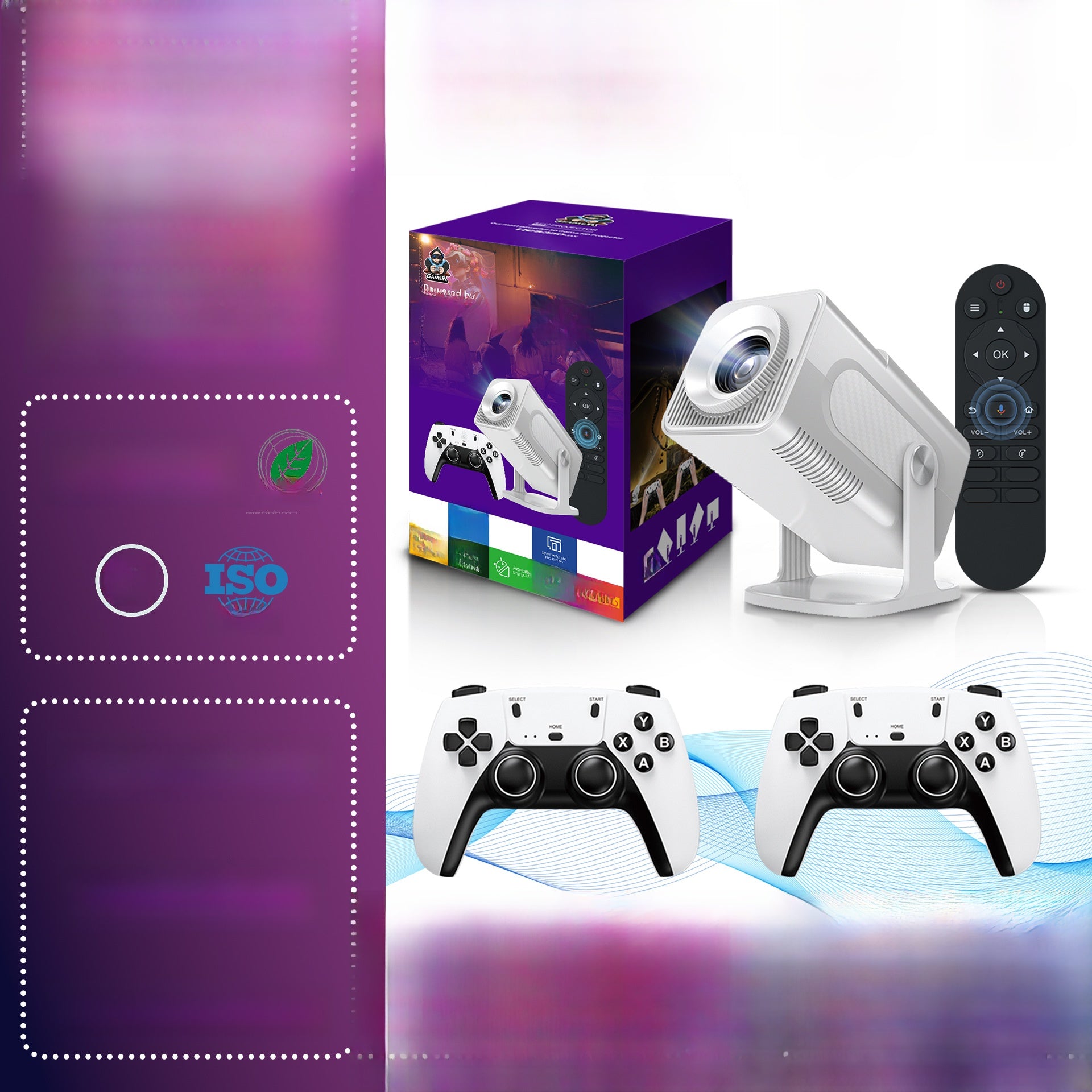 Portable Smart WiFi6 Projector