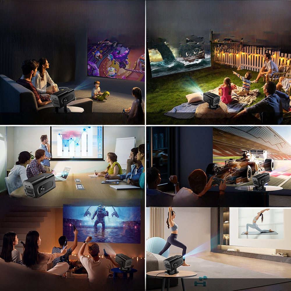 Portable Smart WiFi6 Projector