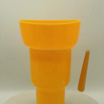 Portable Snack Drink Cup with Handle and Straw