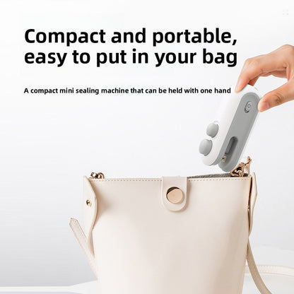 portable snack plastic bag heat sealing machine