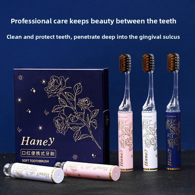 Portable Soft Bristle Toothbrush Gift Set
