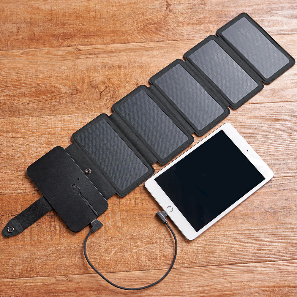 Portable Solar Power Bank Foldable Charger