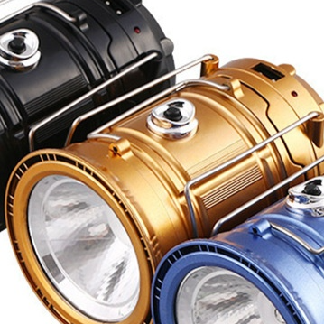 Portable Solar USB Camping Lantern Light