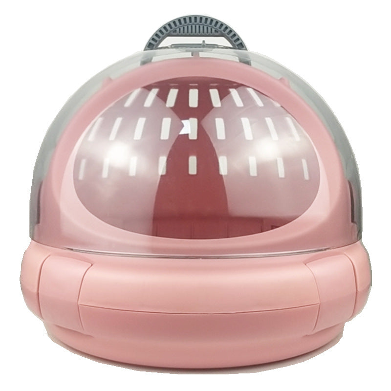 Portable Space Capsule Cat Litter Box Pet Carrier