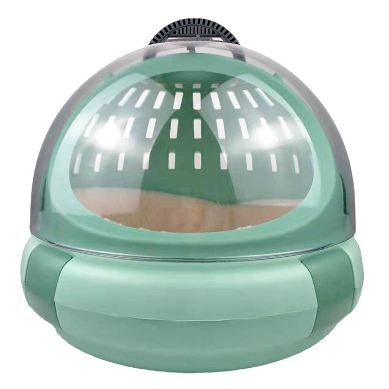 Portable Space Capsule Cat Litter Box Pet Carrier