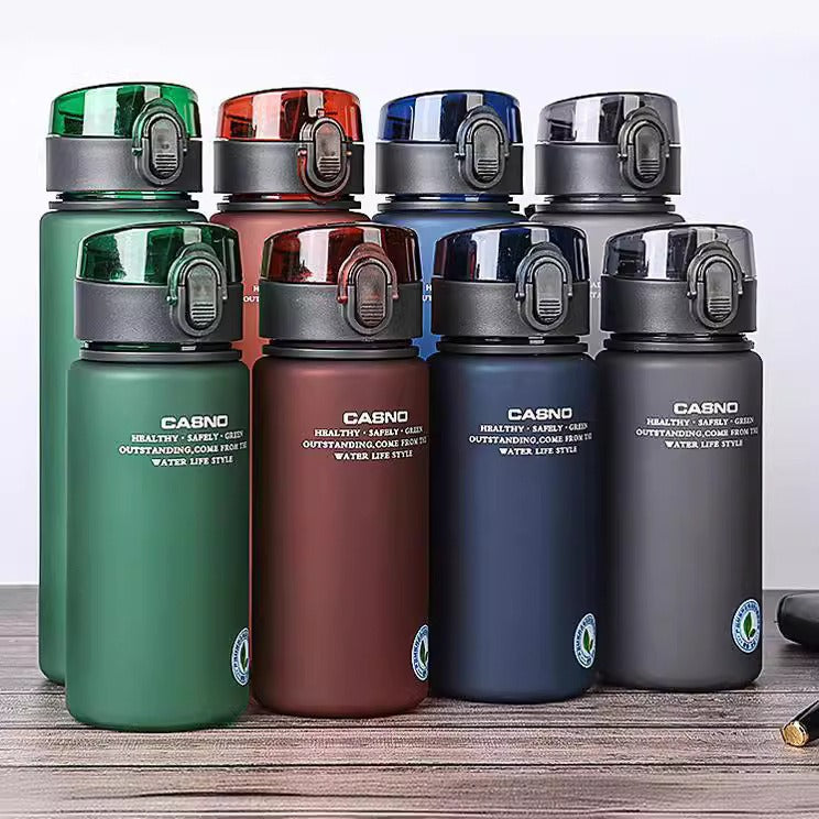 Portable Sports Water Cup with Pop-Up Lid