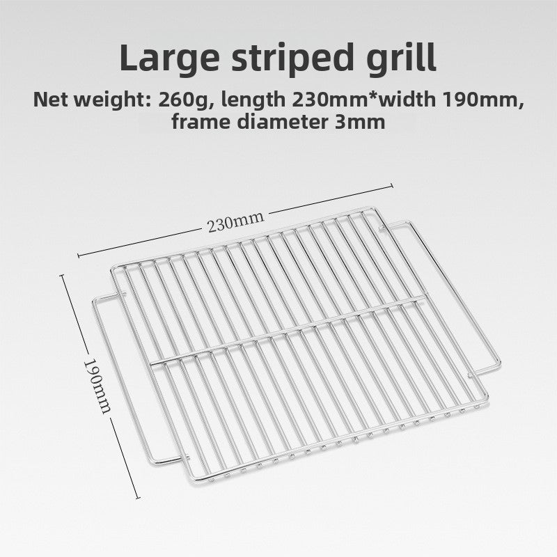 Portable Stainless Steel Folding Charcoal Stove for Camping BBQ