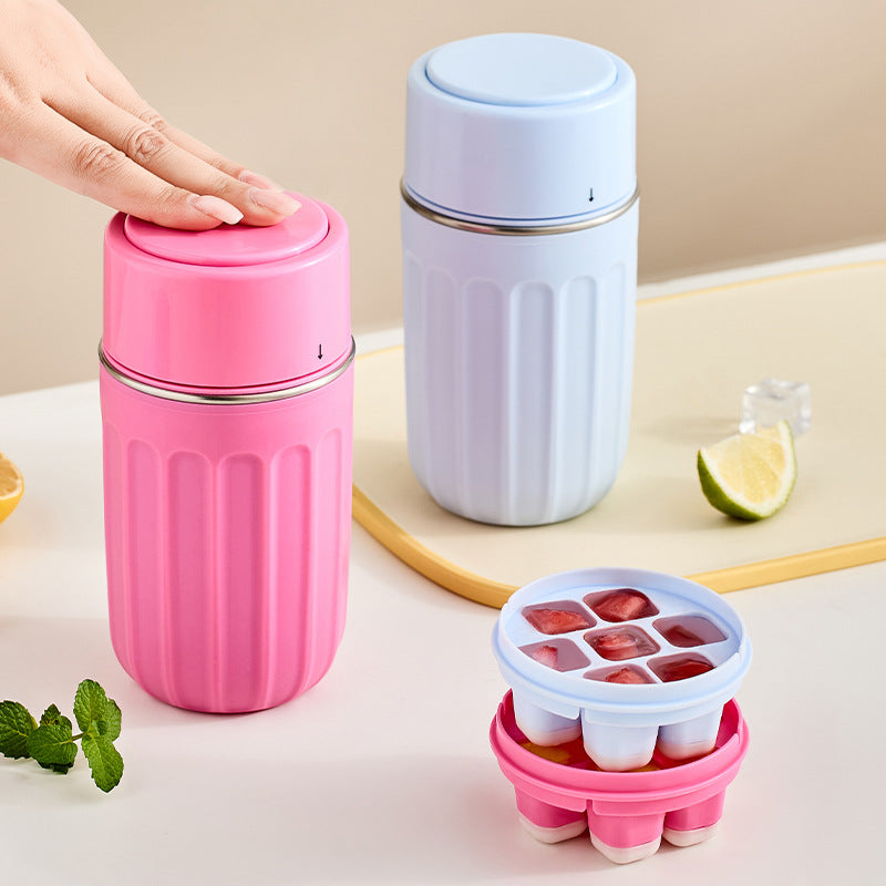 Portable Stainless Steel Ice Press Cup