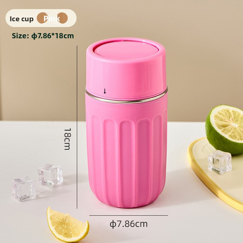 Portable Stainless Steel Ice Press Cup