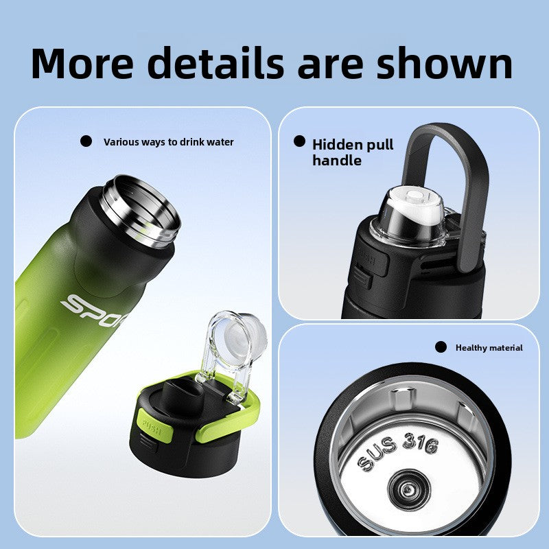 Portable Stainless Steel Insulated Sports Water Bottle
