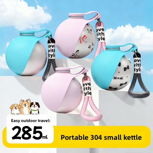 Portable Stainless Steel Pet Travel Water Bottle