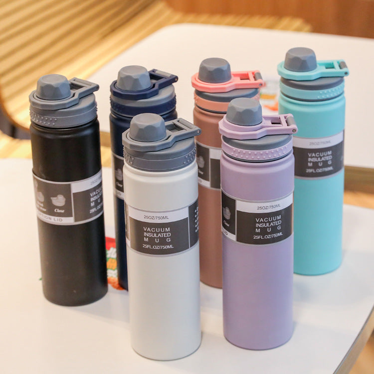 Portable Stainless Steel Vacuum Insulated Water Bottle