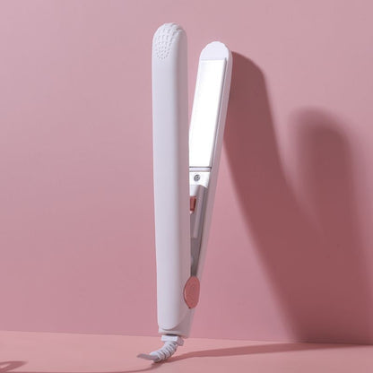 Portable straightener and curling iron